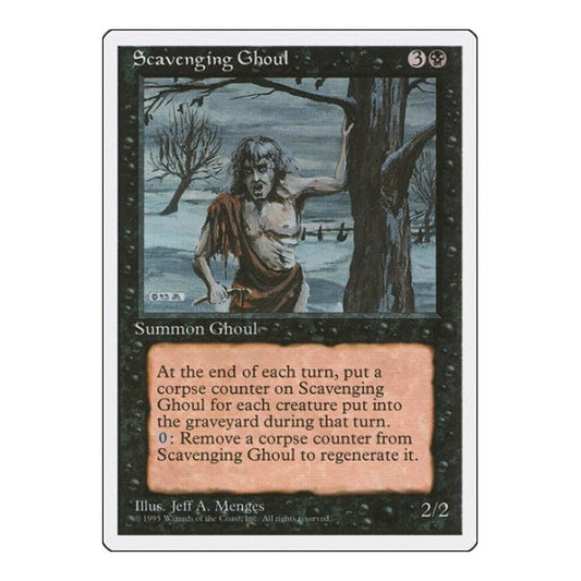 Scavenging Ghoul (4ED) #159 Uncommon (Lightly Played) Fourth Edition Magic: The Gathering: 1995