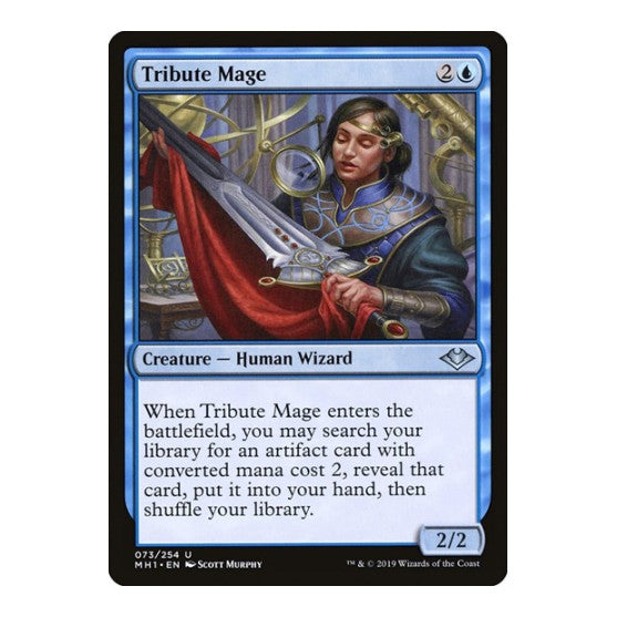 Tribute Mage (MH1) #73 Uncommon (Lightly Played) Modern Horizons Magic: The Gathering: 2019