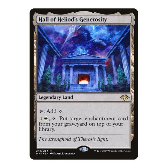 Hall of Heliod's Generosity (MH1) #241 Rare (Near Mint) Modern Horizons Magic: The Gathering: 2019