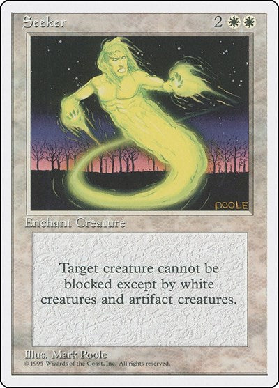 Seeker (4ED) #49 Common (Lightly Played) Fourth Edition Magic: The Gathering: 1995