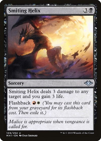 Smiting Helix (MH1) #109 Uncommon (Moderately Played) Modern Horizons Magic: The Gathering: 2019