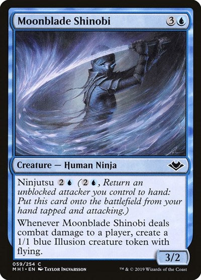 Moonblade Shinobi (MH1) #59 Common (Lightly Played) Modern Horizons Magic: 2019