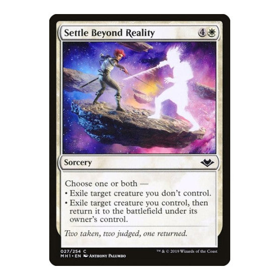 Settle Beyond Reality (MH1) #27 Common (Lightly Played) Modern Horizons Magic: The Gathering: 2019