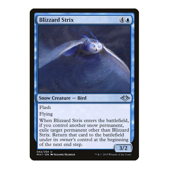 Blizzard Strix (MH1) #42 Uncommon (Lightly Played) Modern Horizons Magic: The Gathering: 2019
