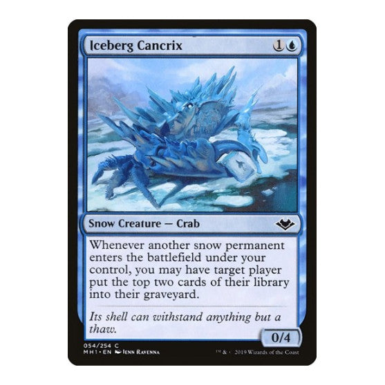 Iceberg Cancrix (MH1) #54 Common (Lightly Played) Modern Horizons Magic: The Gathering: 2019