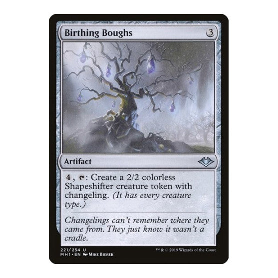 Birthing Boughs (MH1) #221 Uncommon (Lightly Played) Modern Horizons Magic: The Gathering: 2019