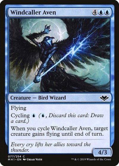 Windcaller Aven (MH1) #77 Common Modern Horizons Magic: The Gathering: 2019