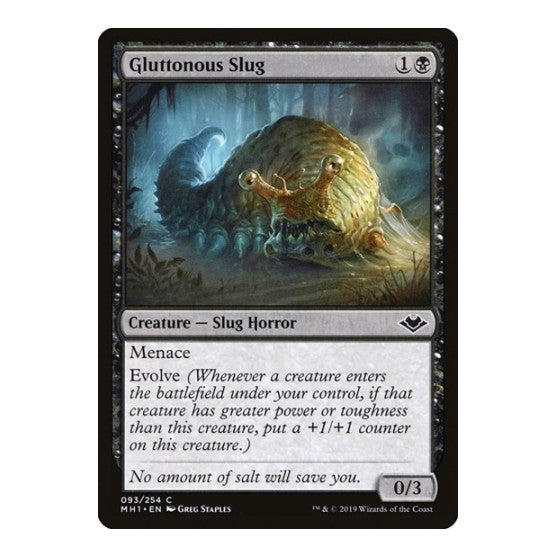 Gluttonous Slug (MH1) #93 Common (Lightly Played) Modern Horizons Magic: The Gathering: 2019
