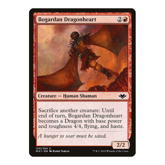 Bogardan Dragonheart (MH1) #120 Common (Lightly Played) Modern Horizons Magic: The Gathering: 2019