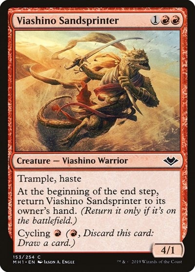 Viashino Sandsprinter (MH1) #153 Common (Lightly Played) Modern Horizons Magic: The Gathering: 2019