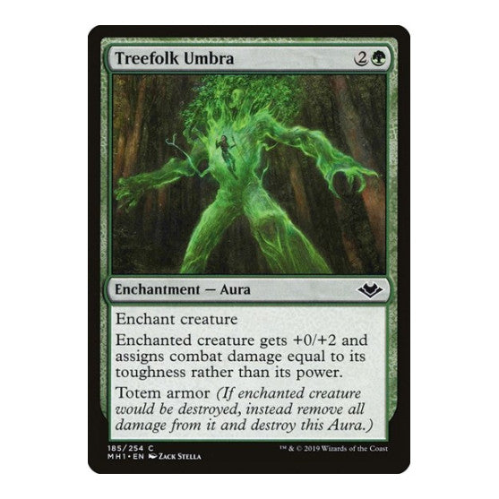 Treefolk Umbra (MH1) #185 Common (Lightly Played) Modern Horizons Magic: The Gathering: 2019