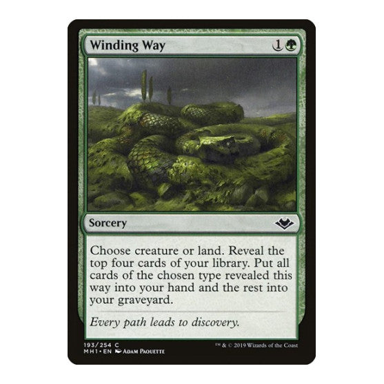 Winding Way (MH1) #193 Common (Moderately Played) Modern Horizons Magic: The Gathering: 2019
