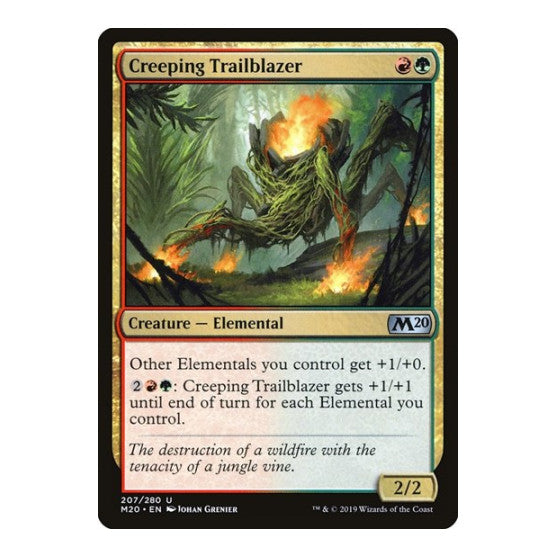 Creeping Trailblazer (M20) #207 Uncommon (Lightly Played) Core Set 2020 Magic: The Gathering: 2019