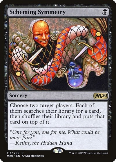Scheming Symmetry (M20) #113 Rare (Lightly Played) Core Set 2020 Magic: The Gathering: 2019