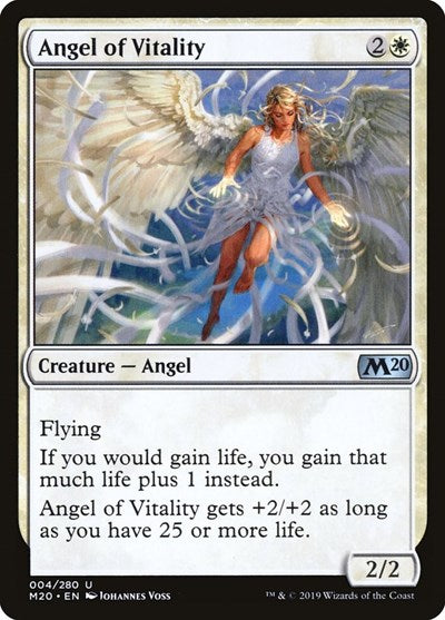Angel of Vitality (M20) #4 Uncommon (Lightly Played) Core Set 2020 Magic: The Gathering: 2019