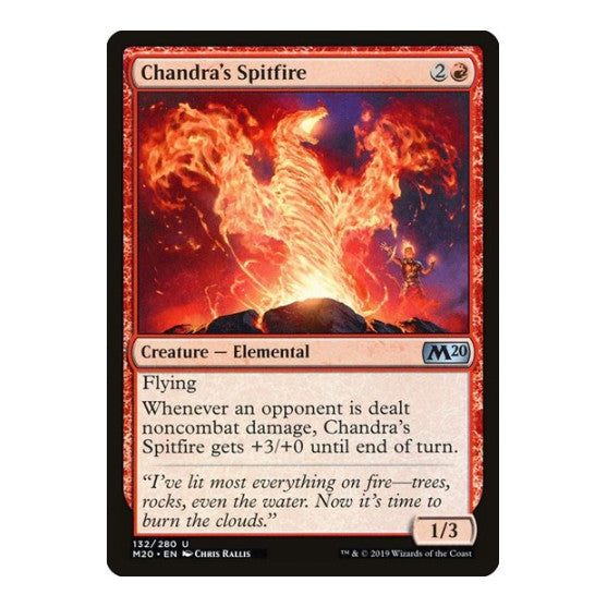 Chandra's Spitfire (M20) #132 Uncommon (Lightly Played) Core Set 2020 Magic: The Gathering: 2019