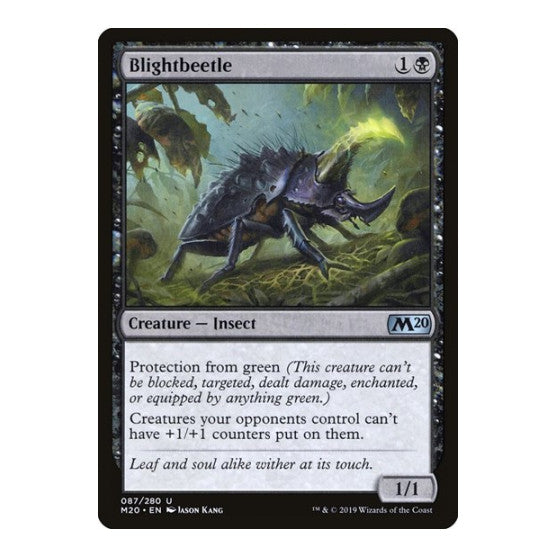 Blightbeetle (M20) #87 Uncommon (Lightly Played) Core Set 2020 Magic: The Gathering: 2019