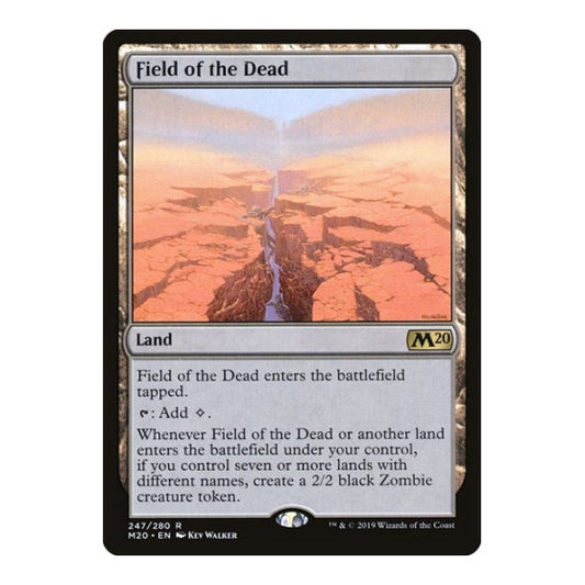 Field of the Dead (M20) #247 Rare (Near Mint) Core Set 2020 Magic: The Gathering: 2019