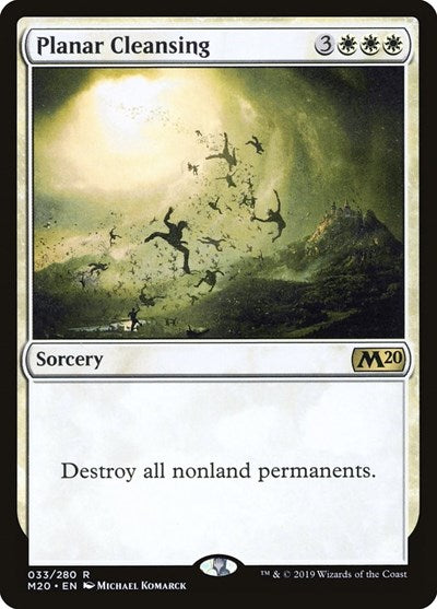 Planar Cleansing (M20) #33 Rare (Lightly Played) Core Set 2020 Magic: The Gathering: 2019