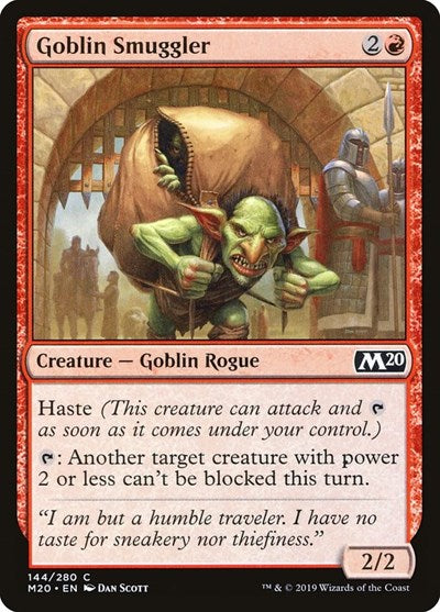 Goblin Smuggler (M20) #144 Common (Lightly Played) Core Set 2020 Magic: 2019