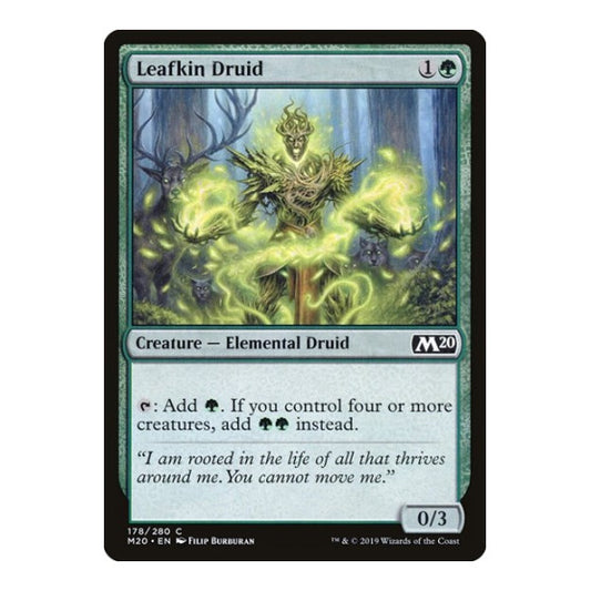 Leafkin Druid (M20) #178 Common Core Set 2020 Magic: The Gathering: 2019