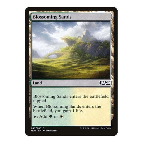 Blossoming Sands (M20) #243 Common (Lightly Played) Core Set 2020 Magic: The Gathering: 2019