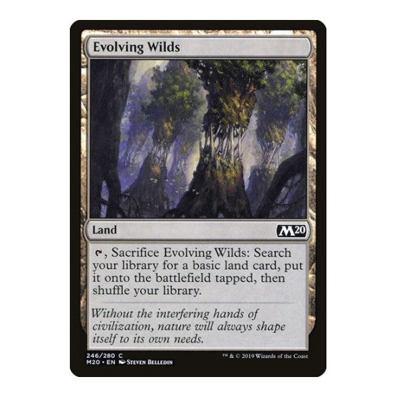 Evolving Wilds (M20) #246 Common (Lightly Played) Core Set 2020 Magic: The Gathering: 2019