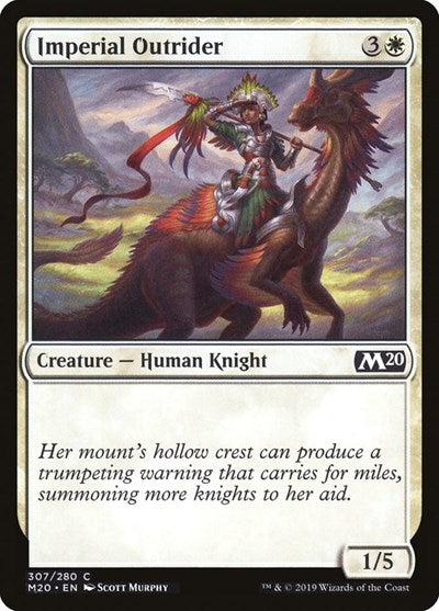 Imperial Outrider (M20) #307 Common (Lightly Played) Core Set 2020 Magic: 2019