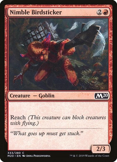 Nimble Birdsticker (M20) #333 Common (Lightly Played) Core Set 2020 Magic: 2019