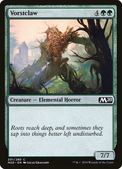 Vorstclaw (M20) #201 Common (Lightly Played) Core Set 2020 Magic: The Gathering: 2019