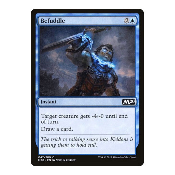 Befuddle (M20) #47 Common (Lightly Played) Core Set 2020 Magic: The Gathering: 2019