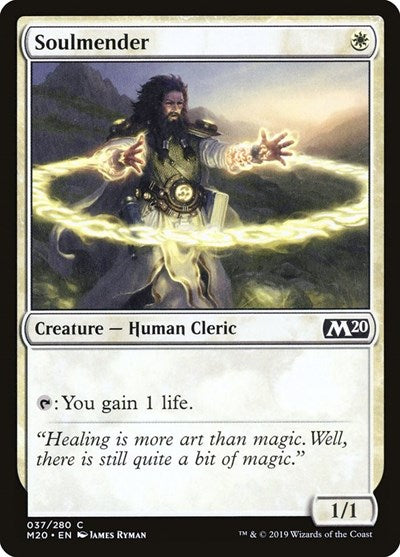 Soulmender (M20) #37 Common (Lightly Played) Core Set 2020 Magic: 2019