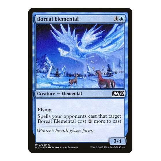 Boreal Elemental (M20) #49 Common (Lightly Played) Core Set 2020 Magic: The Gathering: 2019