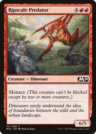 Ripscale Predator (M20) #157 Common (Lightly Played) Core Set 2020 Magic: The Gathering: 2019