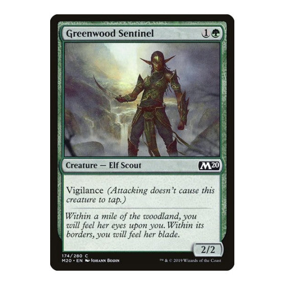 Greenwood Sentinel (M20) #174 Common (Lightly Played) Core Set 2020 Magic: The Gathering: 2019