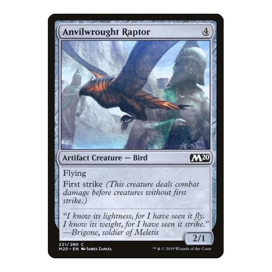Anvilwrought Raptor (M20) #221 Common (Lightly Played) Core Set 2020 Magic: The Gathering: 2019