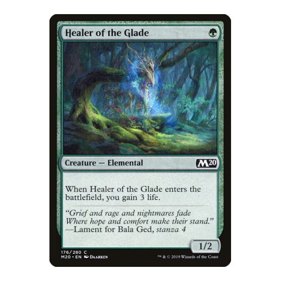 Healer of the Glade (M20) #176 Common (Lightly Played) Core Set 2020 Magic: The Gathering: 2019