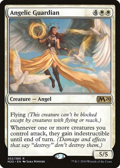 Angelic Guardian (M20) #302 Rare (Lightly Played) Core Set 2020 Magic: The Gathering: 2019