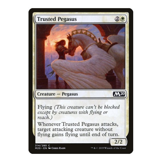 Trusted Pegasus (M20) #314 Common Core Set 2020 Magic: The Gathering: 2019