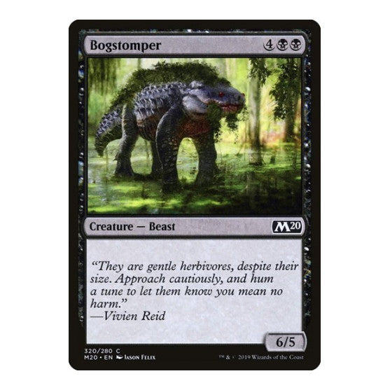 Bogstomper (M20) #320 Common (Heavily Played) Core Set 2020 Magic: The Gathering: 2019