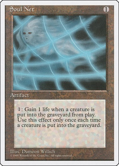 Soul Net (4ED) #346 Uncommon (Heavily Played) Fourth Edition Magic: 1995