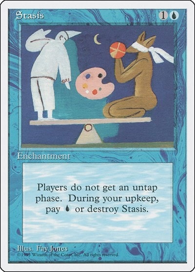 Stasis (4ED) #104 Rare (Near Mint) Fourth Edition Magic: The Gathering: 1995
