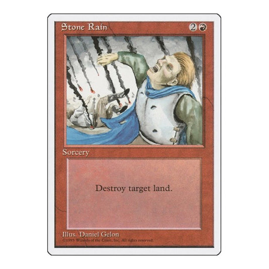 Stone Rain (4ED) #224 Common Fourth Edition Magic: The Gathering: 1995