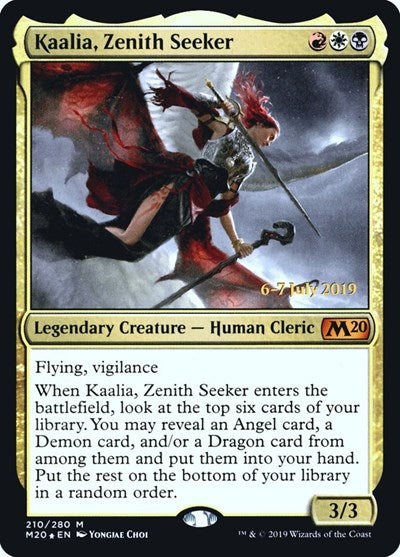 Kaalia Zenith Seeker (PRE) #210s Mythic Rare (Foil Lightly Played) Prerelease Cards Magic: The Gathering: 2026