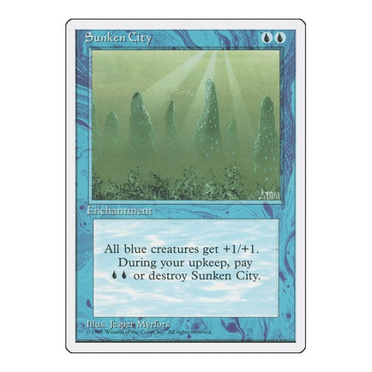 Sunken City (4ED) #106 Common (Lightly Played) Fourth Edition Magic: The Gathering: 1995
