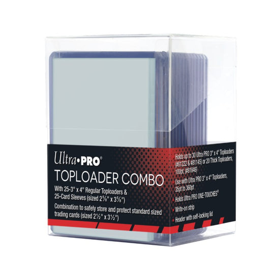 3" x 4" Clear Toploader Combo (25-Count)