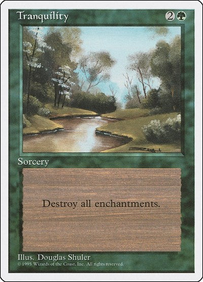 Tranquility (4ED) #277 Common (Lightly Played) Fourth Edition Magic: The Gathering: 1995