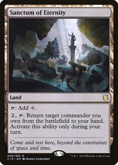Sanctum of Eternity (C19) #59 Rare (Near Mint) Commander 2019 Magic: The Gathering: 2019