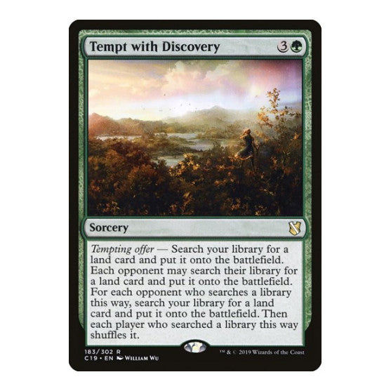 Tempt with Discovery (C19) #183 Rare (Lightly Played) Commander 2019 Magic: The Gathering: 2019