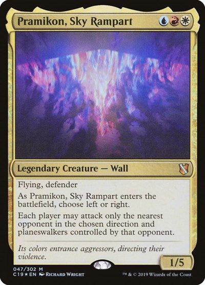 Pramikon Sky Rampart (C19) #47 Mythic Rare (Foil Near Mint) Commander 2019 Magic: The Gathering: 2019